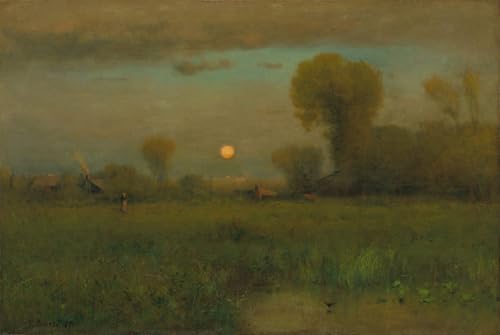 Cuadro Luna de cosecha de George Inness para inspirar paz y calma en el hogar