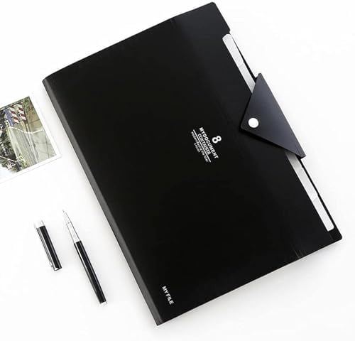 Bolivia's Genişleyen Dosya Klasörleri, 8 Bölmeli Pratik Evrak Organizatörü, Kolay Kullanım için Etiketli Tasarım, Ofis ve Ev Kullanımı için Dayanıklı Dosya Klasörü - Görsel 1