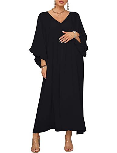 Bsubseach Kaftan Kleider für Damen Badeanzug Cover Up Kaftan Maxi Haus...