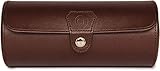  Limited Edition Chocolate Color - Veganer Leder-Organizer für Uhrenrollen von Case Elegance