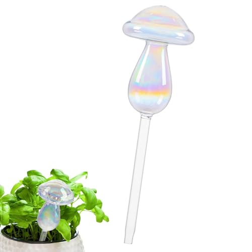 Picas de riego genérico | Gota automática de vidrio con forma de hongo - Dispositivos de riego para jardín, terraza, césped, interior y exterior, macetas, flores y patio