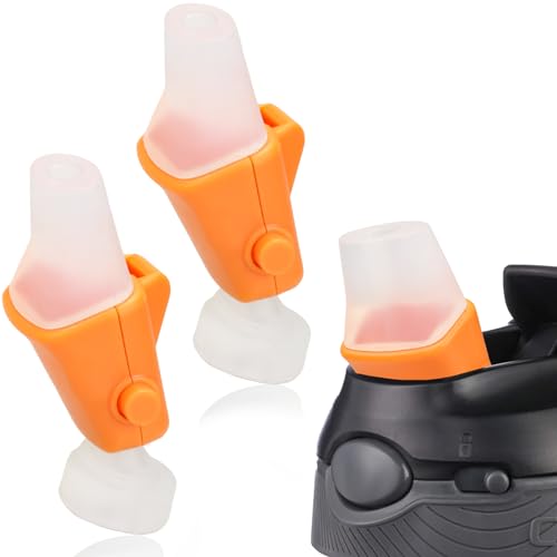 FWUNYVN Contigo - 2 boquillas de repuesto compatibles con tapa de botellas de agua Contigo para niños, repuesto de boquilla de silicona para botella de agua, piezas de repuesto para popote a prueba de