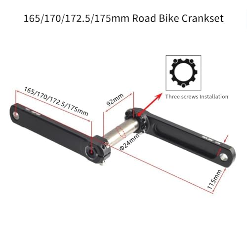 Pédalier de vélo de route léger pour supprimer les pertes de puissance