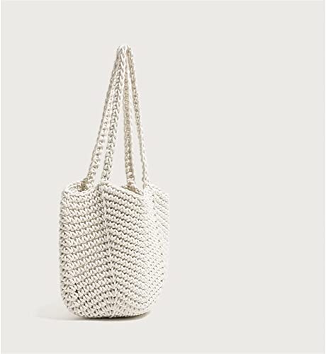 YQBUER Crochet Tricoter Sacs Sacs for Femmes Sacs à Main éco-tissés à la Main (Color : C, Size : 26 * 27) Cover
