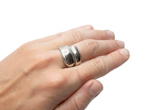 Bague couverts antiques faite à la main LR1 élégance métal