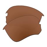 EZReplace Verres de rechange pour lunettes de soleil Oakley Flak Draft OO9364 (verres polarisés) – Compatible avec monture Oakley Flak Draft (marron marron)