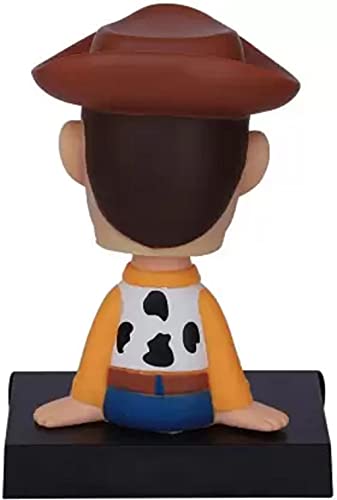 Image of AUGEN Super Hero Woddy Action Figure Limited Edition Toy Story Bobblehead with Mobile Holder for Car Dashboard, Office Desk & Study Table (Pack of 1)