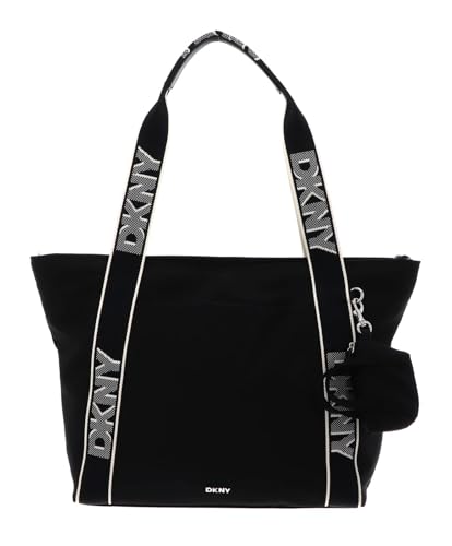 DKNY sac à épaule Lottie Tote Bag, finitions argentées et design luxe