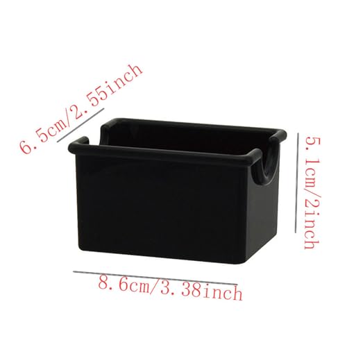 BinaryABC 4pcs Plastic Tea Bag Organizer Sugar Packet Holder and Drink Packet Dispenser for Coffee Bar Sweetener Packet Holder Storage Case for Kitchen Office Home Use - image 4