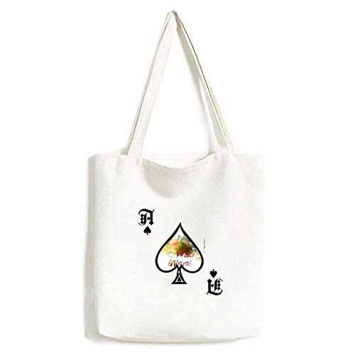 Sac à main Miami aquarelle lavable idéal pour vos sorties en ville