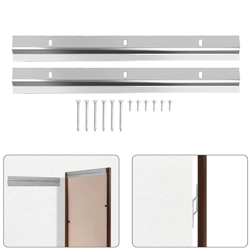 Image of Picture Z Bar Hanger Wall Mounting Bracket 1 Pair Professional, Iron, Picture Hanging Hardware Kit for Wall Painting Mirrors