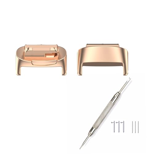 Gheper 12MM ���^���R�l�N�^ compatible with Fitbit inspire 3 �o���h DIY �A�_�v�^�[�Ή��AInspire3 ���X�g�o���h �X�g���b�v�p�X�e�����X�X�`�[���R�l�N�^�����i