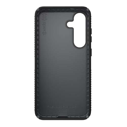 Image of Speck Samsung Galaxy S25 Plus Case - 13-Foot Drop Protection, No-Slip Grips - Samsung S25 Plus Case - Raised Bezel and Enhanced Buttons - Presidio 2 Grip - Black /Slate Grey (Pack of 1)