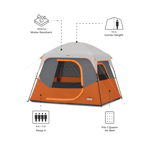 CORE 4 Person Cabin Tent