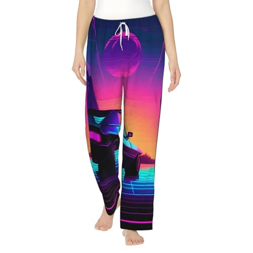 Pantalon de pyjama pour femme thermique pour l'hiver au chaud