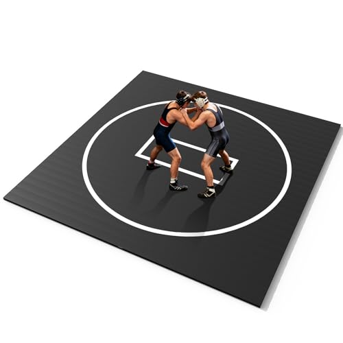 KAOSHAN Wrestling Mat - Foam or Inflatable Wrestling Mats for Home Jiu Jitsu Mats Kids Thick Training Exercise Mats for BJJ Gymnastics Judo Martial Arts Boxing Yoga