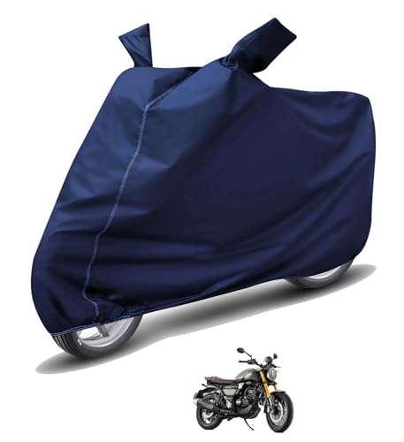 Image of Auto Hub Waterproof Bike Cover Compatible with Tvs Ronin Dustproof, UV Protection Two Wheeler Bike Ronin Cover - Blue