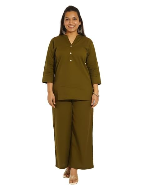 al-qadir Women’s Cotton Co-Ord Set | Soft, Breathable Fabric | Comfortable-picture-31