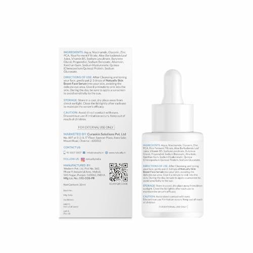 Image of Skin Boost Face Serum for Women (30Ml) | 10% Niacinamide, Zinc 1% | Blemish Formula Serum for All Skin Type | 100% Vegan Paraben Free | Free from Silicone and Sulphate