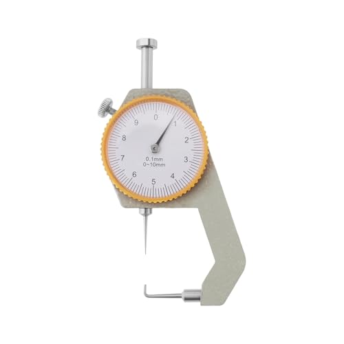 Calibrador de Espesor de Dial Curvo 0-10mm 0.1mm miniatura 1