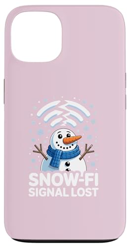 WiFi Snow-Fi Signal Lost Funny winter pun apparel Snowman X}zP[X iPhone 13 p