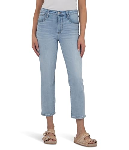 KUT from the Kloth Women's Rachael High Rise Fab Ab Mom Regular Hem