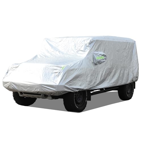 Image of for Ineos Grenadier Exclusive Car Cover All Weather Waterproof, Universal in All Seasons Snowproof Rainproof Premium Car Cover Compatible with Ineos Grenadier 2020-2024(White)