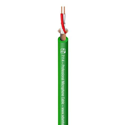Adam Hall Cables 7114 Grn – Cable de micrófono 2 x 0,31 mmý verde