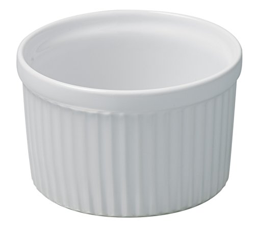 Revol 612511 - Stampo in porcellana per Soufflé, dimensioni: 6.5 cm, colore: bianco