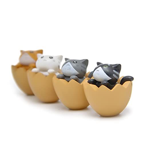 Hohopeti 4 Pçs Casca De Brinquedos De Gato Para Crianças Mini Brinquedos De Animais Decorações De Bo