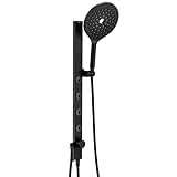 Barre de douche de 680 mm avec douchette : la barre de douche extra longue avec douchette (680 mm) permet un réglage flexible de la hauteur. Le support coulissant garantit que la barre de douche peut être adaptée de manière optimale à vos besoins, peu encombrant et stable.