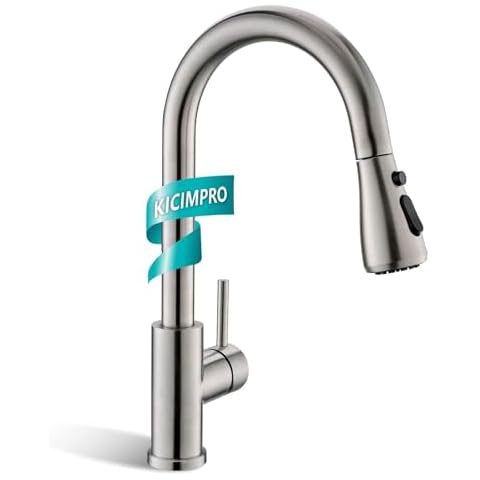 Kicimpro Kitchen Faucet with Pull Down Sprayer Cover