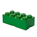 2 Ladrillo de almacenamiento de 8 espigas de LEGO, caja de almacenaje apilable, 12 l