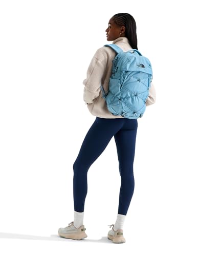Image of The North Face Women's Borealis Commuter Laptop Backpack - Everyday Travel Bag, Laptop Sleeve, Reflective Details, Pale Teal, One Size