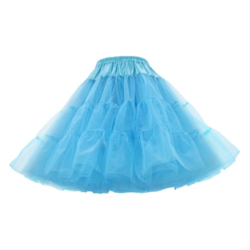 Déguisement pour femme en tulle pailleté bleu ciel doux et brillant
