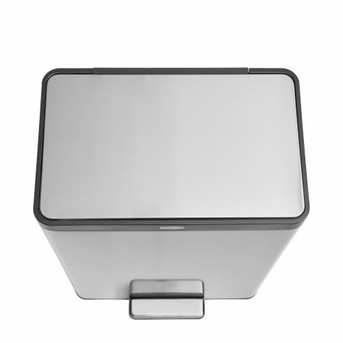 Rubbermaid Elite Stainless Steel Step-On Trash Can, 12 Gallon - image 8