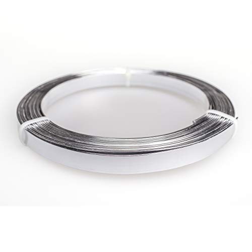 Creacraft - Filo piatto in alluminio, 1 x 10 mm