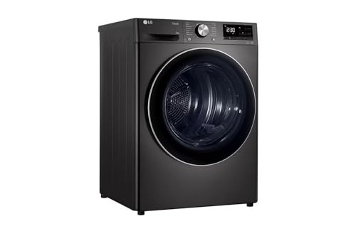 Image of LG 9Kg Dryer DHV09SAB, Dual Inverter Heat Pump, Black Steel