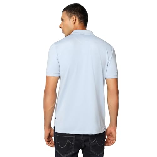 Image of blackberrys Men's Slim Fit Solid Polo T-Shirts