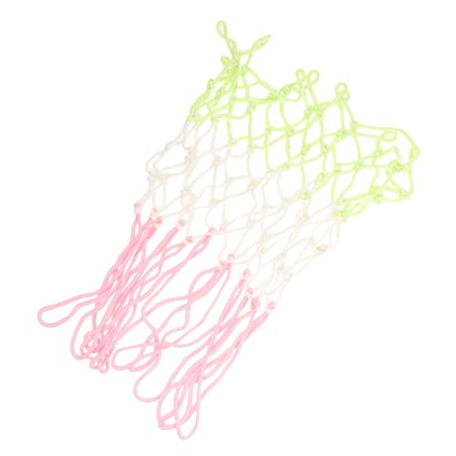 POPETPOP Luminous Basketball Hoop Net Easy to Install Replacement for Standard Rims for Use at Parks Schools and Community Courts