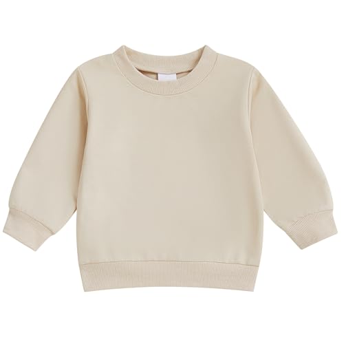 Mubineo Toddler Basic Sweatshirt Long Sleeve Shirt
