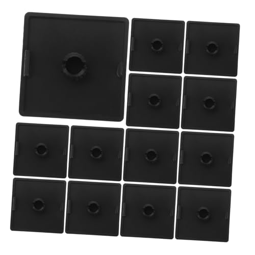 Cabilock 100pcs Nylon Profile End Cap Covers Extrusion End Caps for Aluminum T Slot Profiles Quick Installation Aesthetic Design Protective Sealing
