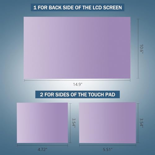 image for AORTDES Laptop Skin Sticker Decal 15-15.6 Inches, Universal Reusable V