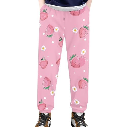 Kids Sweatpants Boys Athletic Pants Sweatpants for Girls Cuff Sweat Pants with Pocket