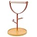 GMBYLBY Parrots Bird Stand Tabletop Training Perch Portable Parrot Play-Stands with Poop Tray for Small Parrots