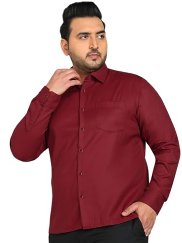 Image of ELYYORK Shirt for Men Plus Size||Shirt for Men Plus Size 4XL||6XL Shirts for Men Plus Size||Plus Shirts for Men||Plus Size Shirts for Men Full Sleeve|| Formal Shirt for Men||CB-PLS-01