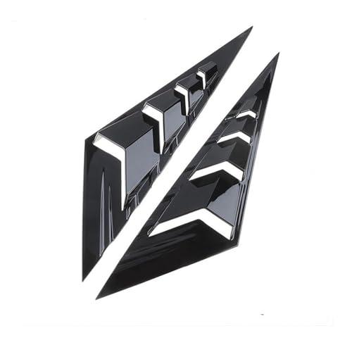 Alerón trasero de panel y rejillas premium Black A1 para Hyundai Elantra Avante