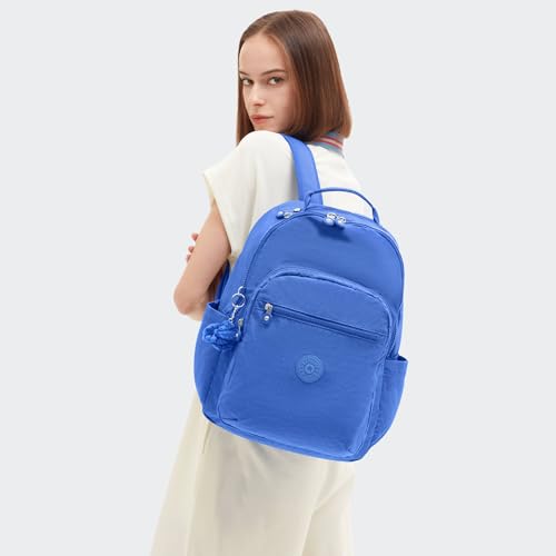 Image of Kipling Women's Seoul 15 inch Laptop Backpack, Durable, Roomy with Padded Shoulder Straps, Built-In Protective Sleeve