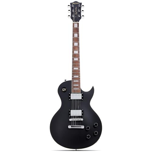 Leo Jaymz SC Series Electric Guitar – Mahogany Body, Laurel Fingerboard, Dual Humbuckers...