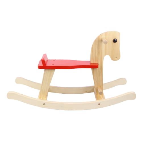 Homoyoyo 木製ロッキングホース 用乗り物おもちゃ 天然木製 ちゃん向け快適クッション付き 知育 誕生日プレゼントに